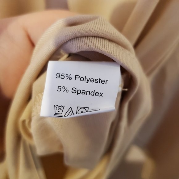 NWOT Shein Plus Mock Neck Fitted Tee Bodysuit - Picture 5 of 7